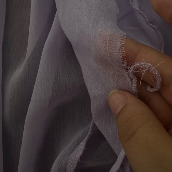 Lacy tie top. Never worn - Picture 2 of 2